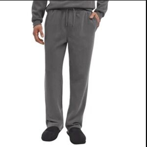 Eddie Bauer Men's Charcoal Textured Lounge Pants Size L